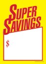 Slotted Sale Tags 5in x 7in Super Savings $