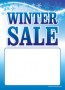 Seasonal Slotted Sale Tags 5in x 7in Winter Sale