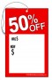 Elastic String Tags 3 1/2" x 5 1/2" 50% Off was now