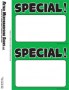 Printable Laser Price Tags 5 1/2in x 7in Special green