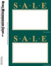 PC Printable Laser Price Tags 5 1/2in x 7in Sale (green/gold)