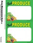 PC Printable Laser Price Tags 5 1/2in x 7in Fresh Produce