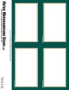 Retail PC Printable Laser Price Tags 3 1/2in x 5 1/2in Green Border