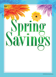 Spring SALE / SAVINGS Tags