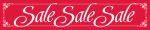 Retail Store Banner 4' x 20' Sale Sale Sale
